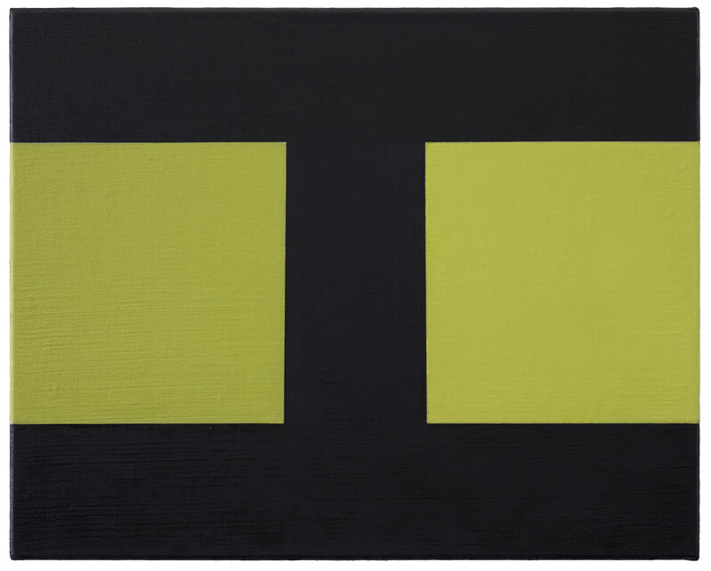 Helmut Federle, ‘Basics on Composition H (Eight)’, 2019, Painting, Oil on canvas, Peter Blum Gallery