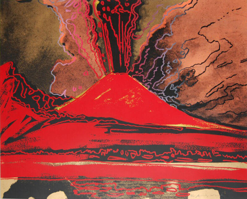 Andy Warhol, ‘Mount Vesuvius’, 1985, Print, Screenprint, IFAC Arts