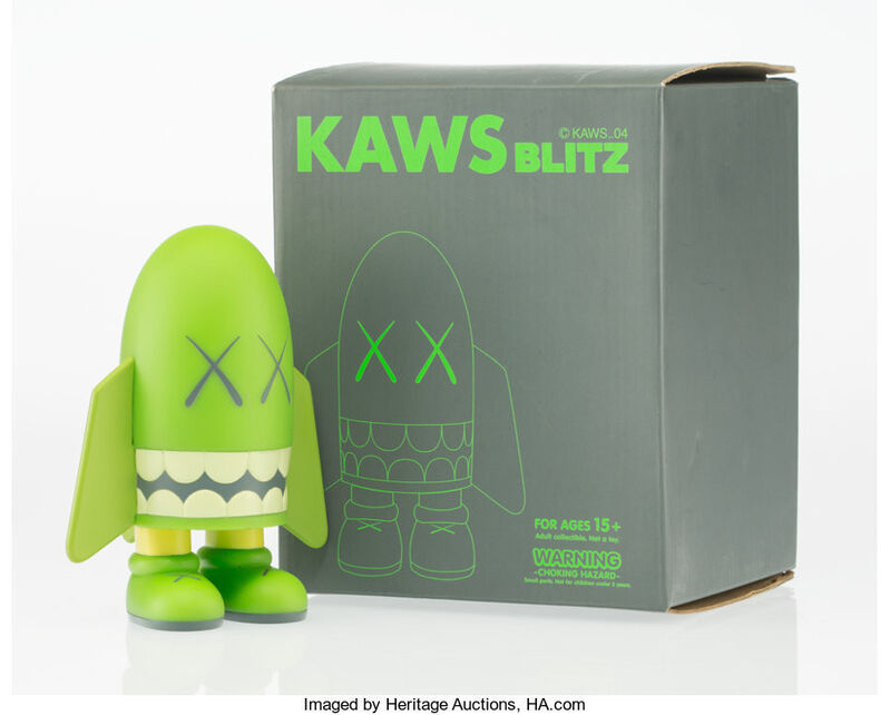 KAWS, ‘Blitz (Green)’, 2004, Sculpture, Painted cast vinyl, Heritage Auctions