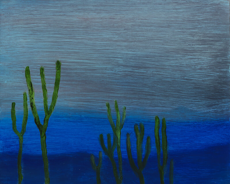 Suzy Murphy, ‘As Blue Rises ’, 2019, Painting, Oil on board, Lyndsey Ingram