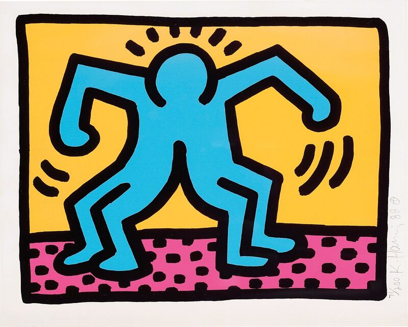 Keith Haring, ‘Pop Shop II: one plate’, 1988, Print, Screenprint in colours, on wove paper, with full margins, Phillips