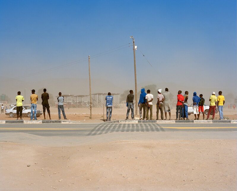 Francois Visser, ‘Soccer and Dust Storm, Namibia’, 2015, Photography, Archival pigment print, THK Gallery