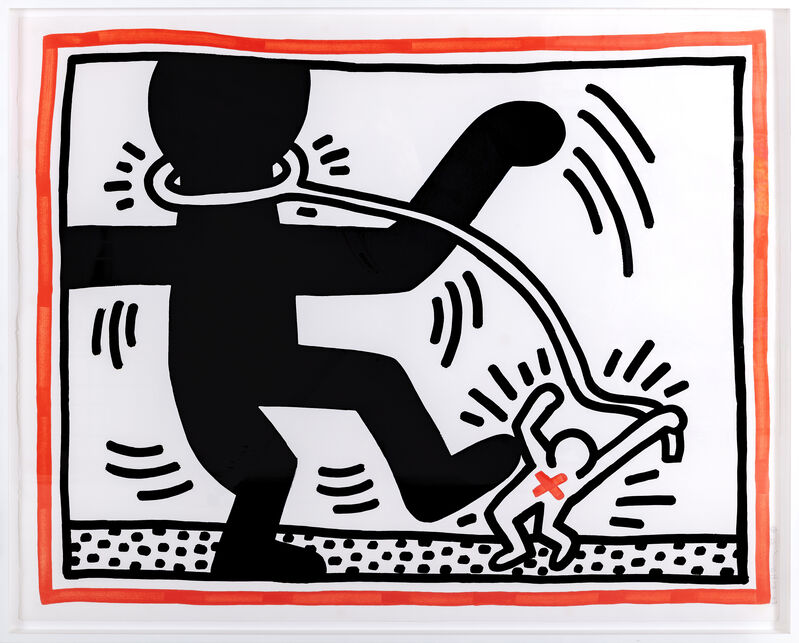 Keith Haring, ‘Untitled 2 (from Free South Africa)’, 1985, Print, Lithograph on wove paper, Artsy x Tate Ward