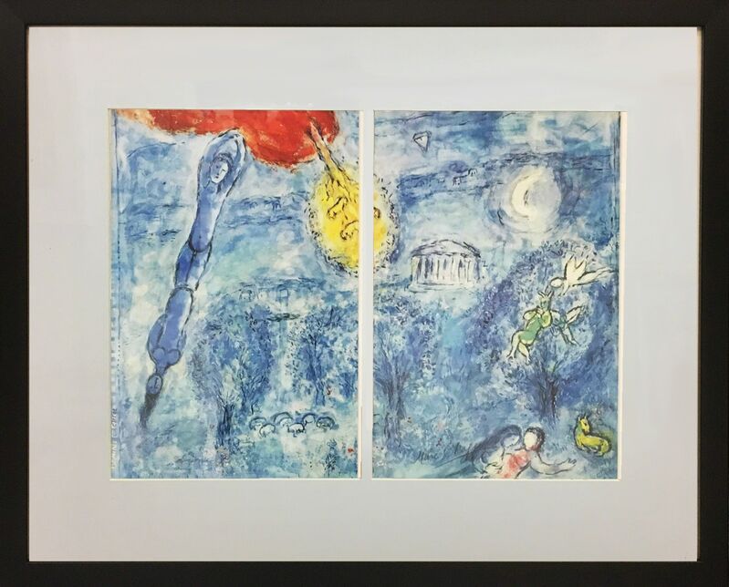 Marc Chagall, ‘Daphnis & Chloe: The 2nd Act’, 1958, Print, Photocolor on paper, Baterbys