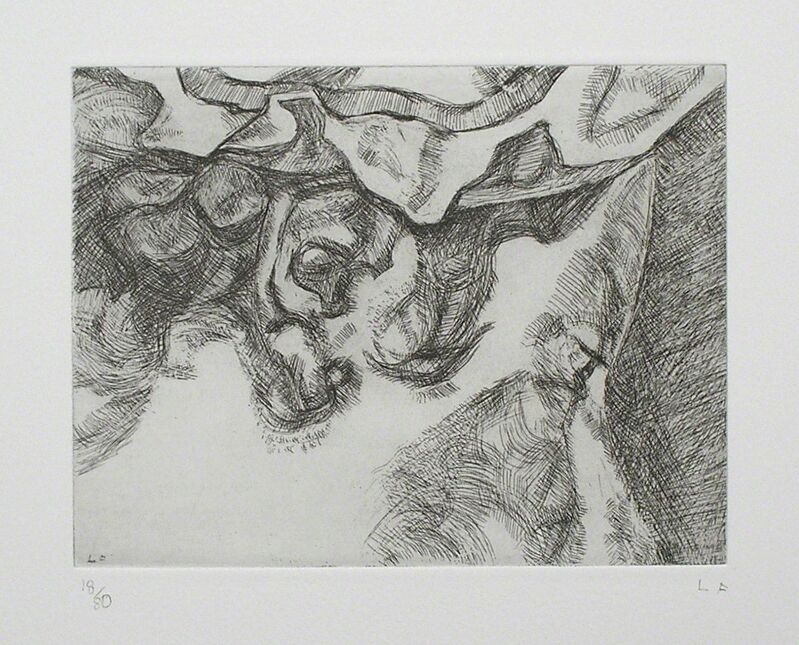 Lucian Freud, ‘After Chardin (small plate)’, 2000, Print, Etching, Nicholas Gallery