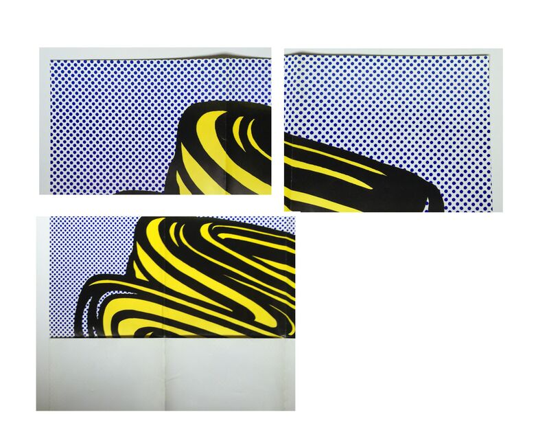 Roy Lichtenstein, ‘"Brush Stroke", 1965, Invitation/ Mailer/Poster, Leo Castelli Gallery NYC’, 1965, Ephemera or Merchandise, Lithograph on paper, VINCE fine arts/ephemera