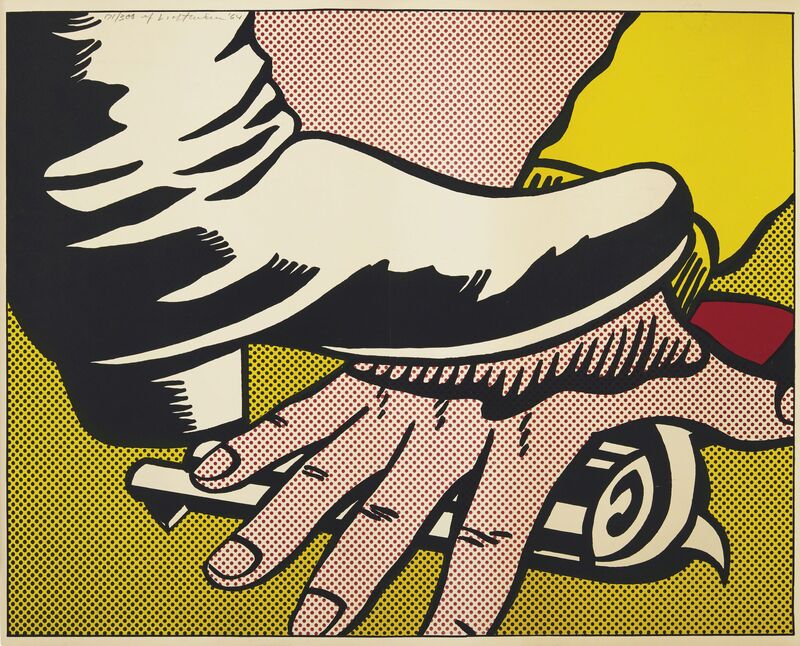 Roy Lichtenstein, ‘Foot and Hand’, 1964, Print, Offset lithograph in colors, on wove paper, Christie's