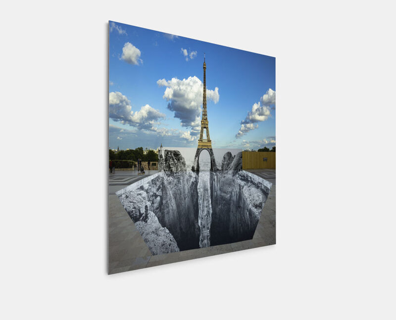 JR, ‘Trompe l'oeil, Les Falaises du Trocadéro  (Matching Numbers Set of 4)’, 2021, Photography, Photo print on aluminium composite panel and acrylic - Ready to hang, artempus