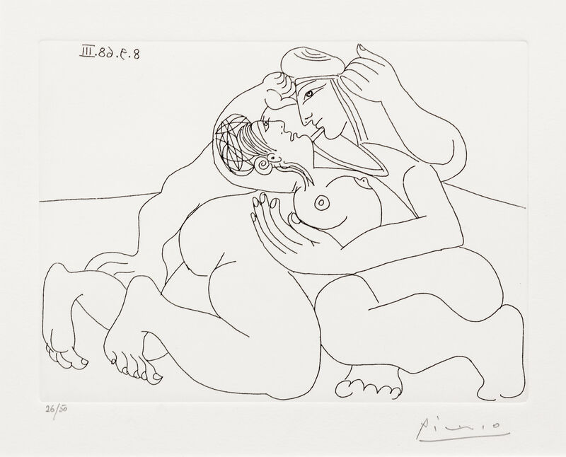 Pablo Picasso, ‘Rapheal et fornarina XXIII, from 347 Series’, 1968, Print, Etching, Hindman
