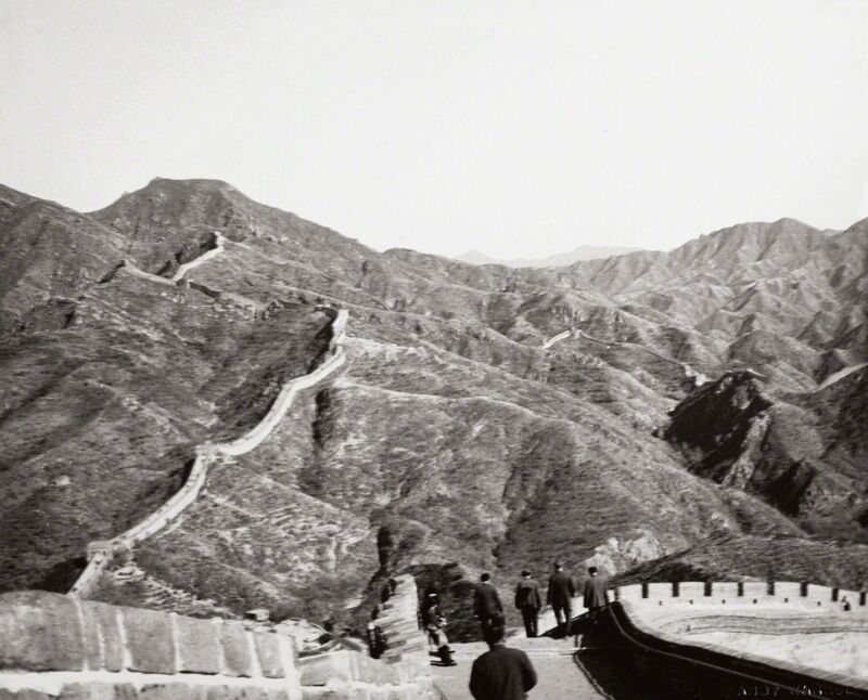 Andy Warhol, ‘Eight works: (i) Two Women; (ii) Young Woman at Great Wall; (iii) Great Wall; (iv) Temple; (v) The Great Wall of China; (vi) Unidentified Woman; (vii) Young Man and Woman at Great Wall; (viii) Bicycle’, 1982, Photography, Eight gelatin silver prints, Phillips