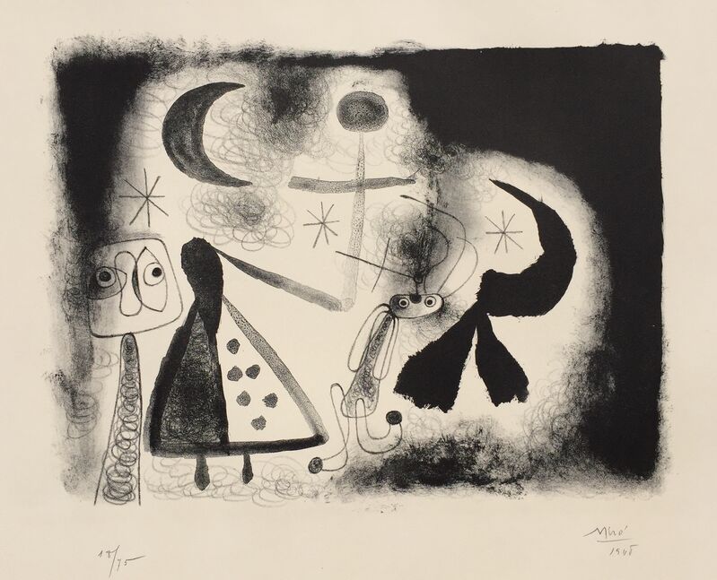 Joan Miró, ‘Album 13 – Plate V’, 1948, Print, Lithograph, Denis Bloch Fine Art