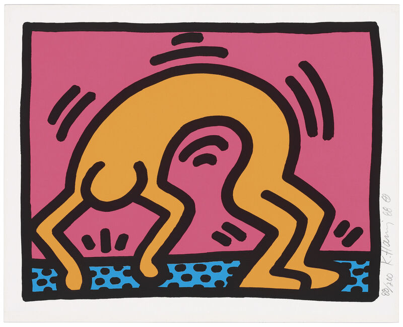 Keith Haring, ‘One Plate from: Pop Shop II’, 1988, Print, Screenprint in colours on wove paper, Christie's
