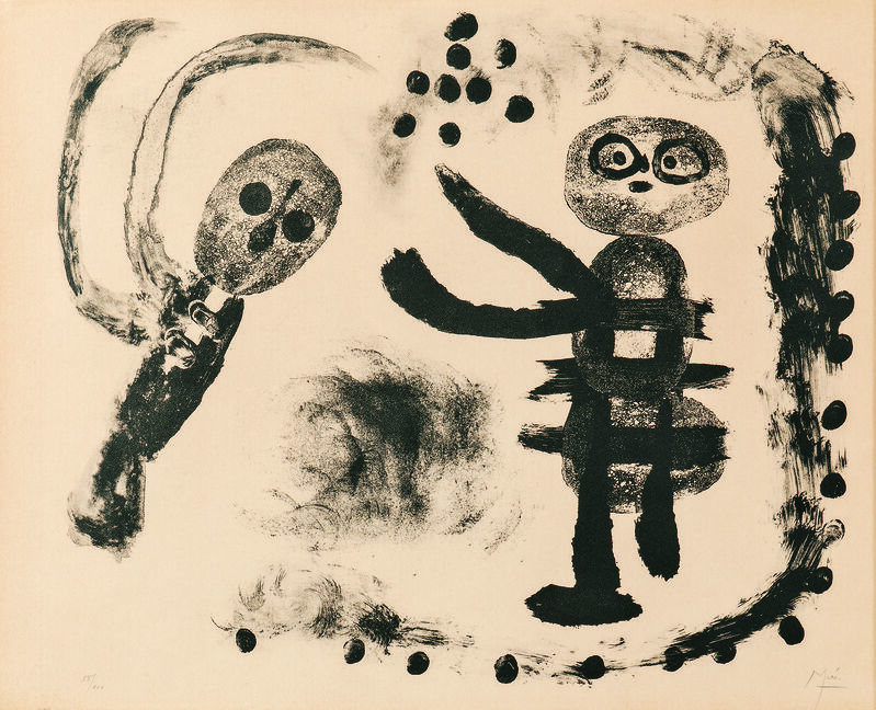 Joan Miró, ‘Petite fille au bois’, 1958, Print, Lithograph on paper, Skinner