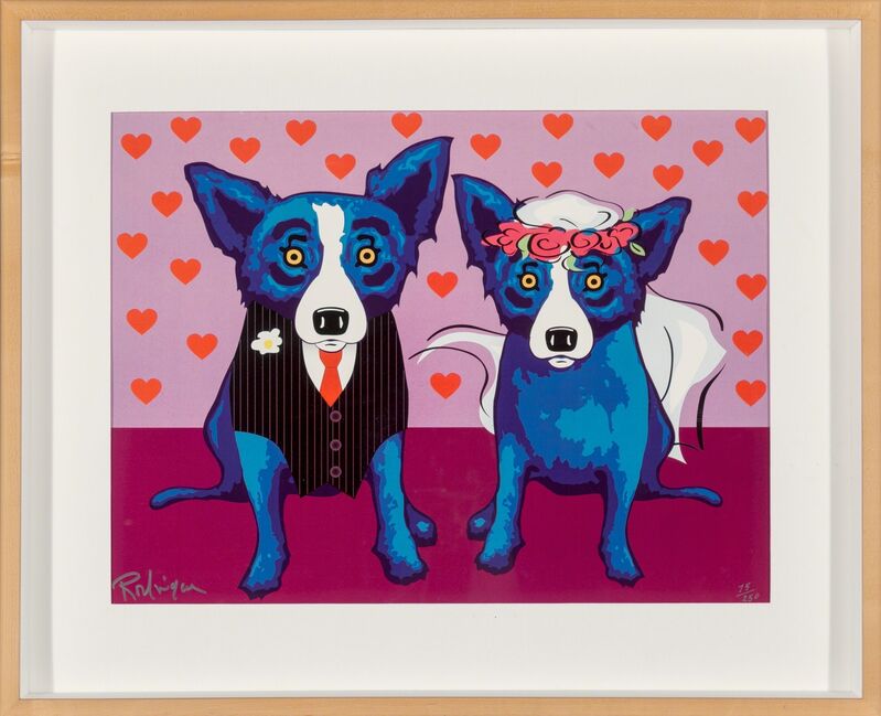 George Rodrigue, ‘The Newlyweds’, 2007, Print, Screenprint in colors on paper, Heritage Auctions