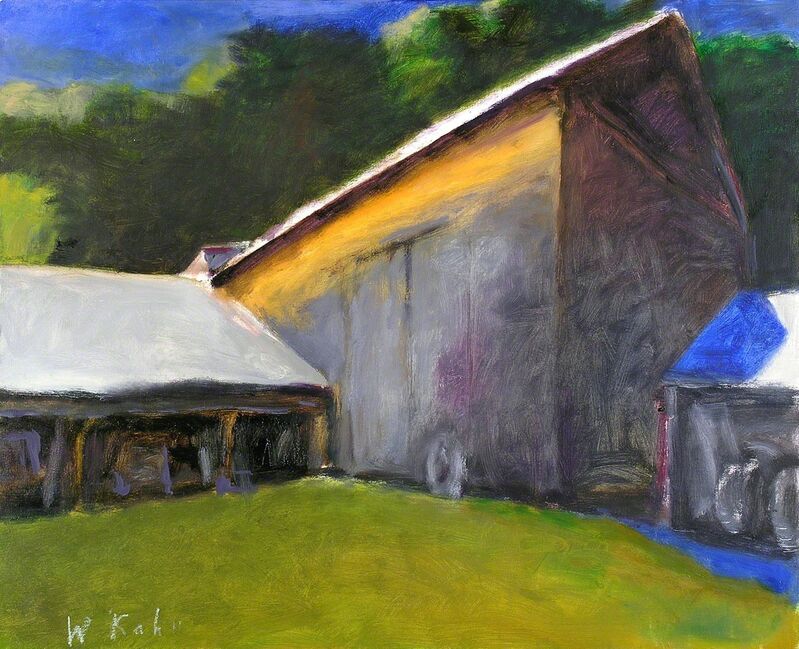 Wolf Kahn, ‘DUNKLEE BARN (SMALL VERSION)’, 2007, Painting, Oil on Canvas, Jerald Melberg Gallery