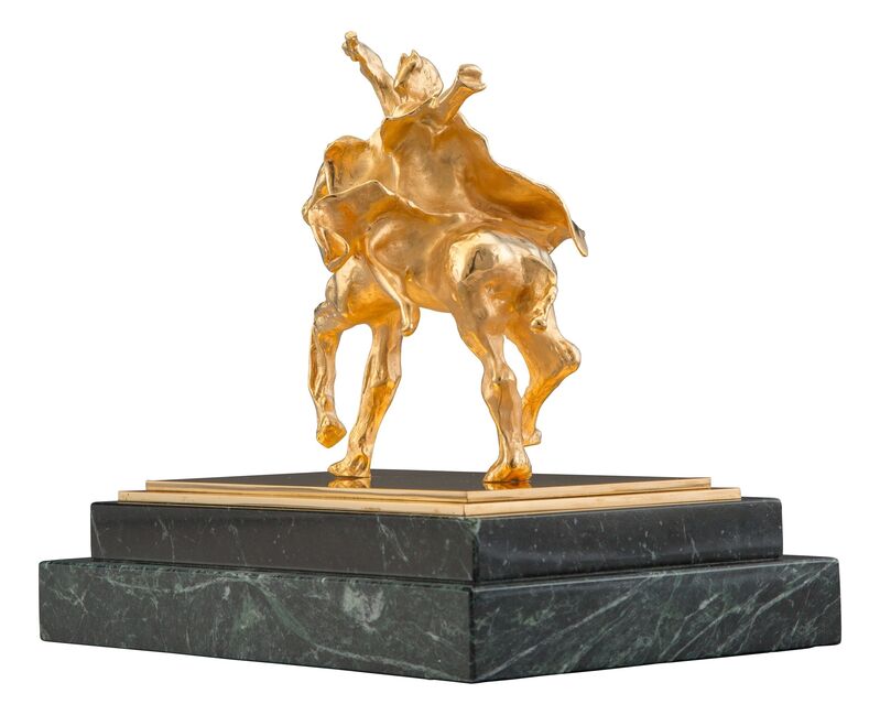 Salvador Dalí, ‘Trajan Horse’, 1981, Sculpture, Bronze with gold patina, Heritage Auctions