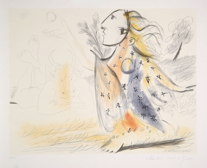 Pablo Picasso, ‘Minotaure et Femme, 1936’, 1979-1982, Print, Lithograph on Arches paper, RoGallery