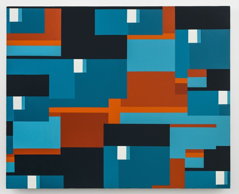 Nassos Daphnis, ‘12-89’, 1989, Painting, Enamel on canvas, Richard Taittinger Gallery