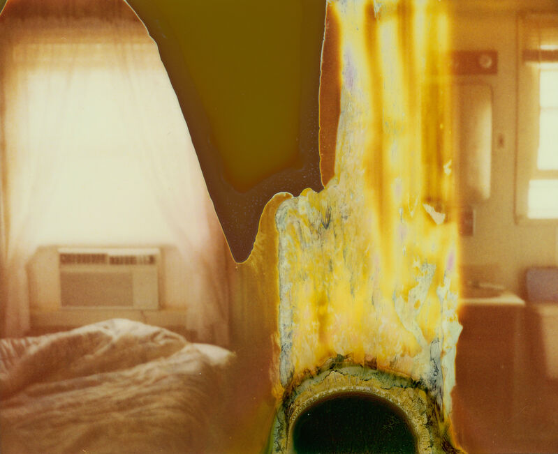 Stefanie Schneider, ‘Burning Motel Memories (Strange Love)’, 2007, Photography, Digital C-Print, based on a Polaroid, Instantdreams