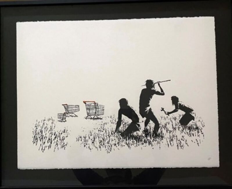 Banksy, ‘Trolleys’, 2006, Print, Screen-print in colors on wove paper, MoonStar Fine Arts Advisors