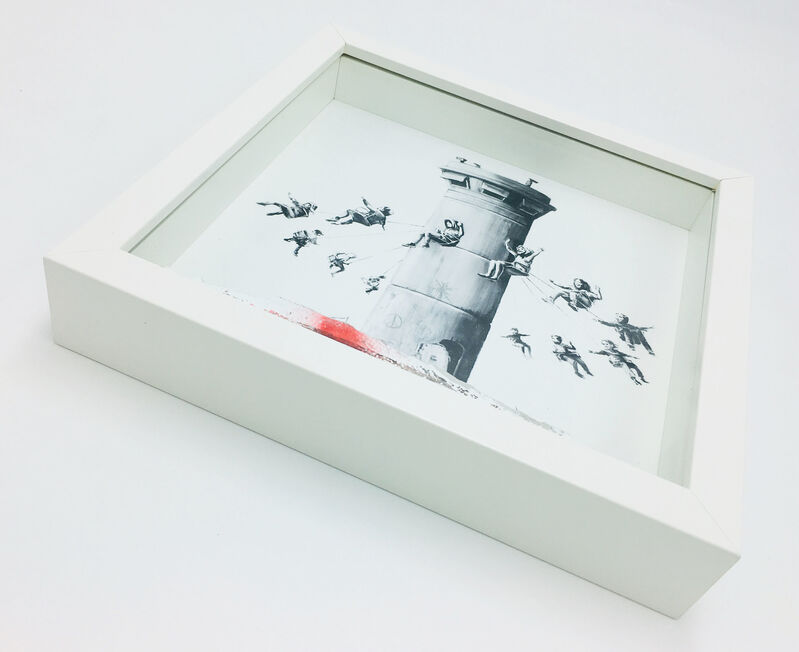 Banksy, ‘Walled Off Hotel - Box Set’, 2017, Mixed Media, Art print housed in an Ikea frame with a chunk of concrete (1st edition), Lougher Contemporary Gallery Auction