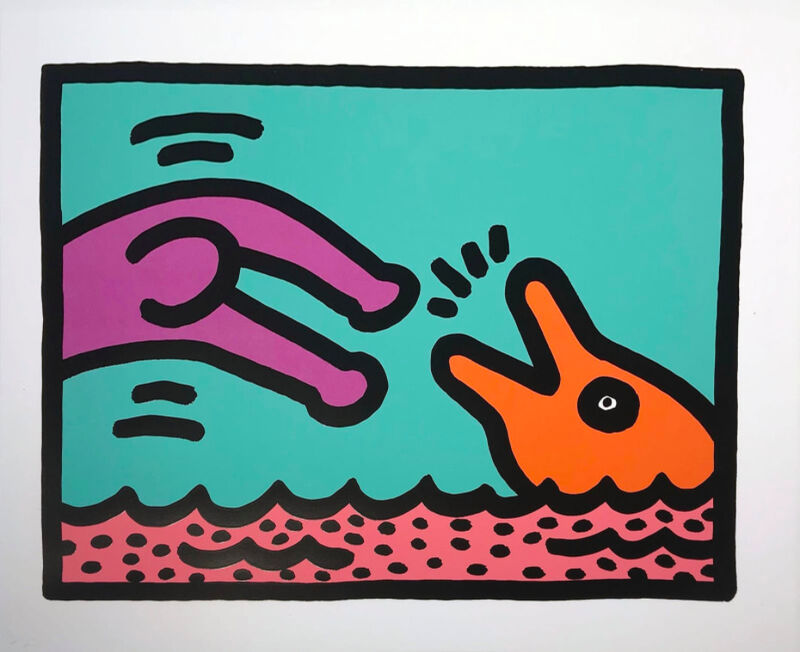Keith Haring, ‘Pop Shop V (A)’, 1989, Print, Silkscreen on paper, ARUSHI