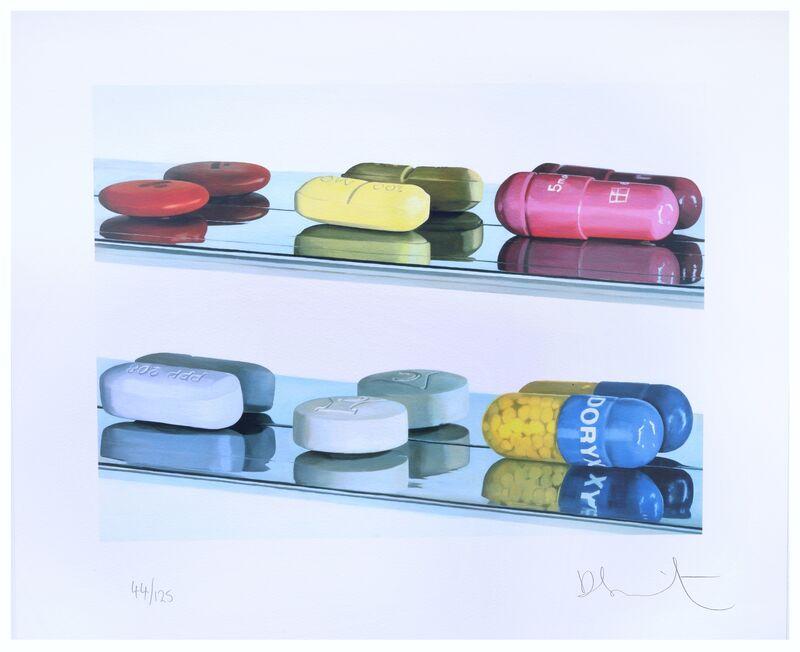 Damien Hirst, ‘Elusive Truth – Six Pills – Small’, 2012, Print, Cassia Bomeny Galeria