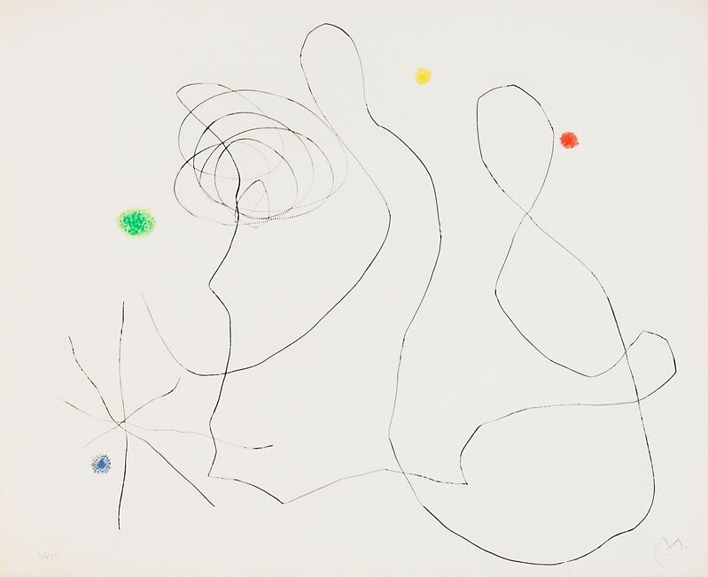Joan Miró, ‘Flux de l'Aimant XVI’, 1964, Print, Dry point with aquatint in colors, Rago/Wright/LAMA