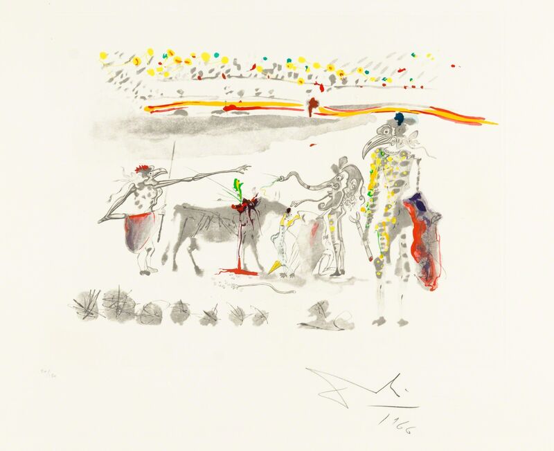 Salvador Dalí, ‘The Parrots’, 1966, Print, Drypoint and Aquatint, Christopher-Clark Fine Art
