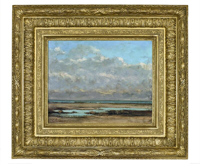 Gustave Courbet, ‘Marée basse en Normandie’, 1865-1869, Painting, Oil on canvas, Gallery 19C