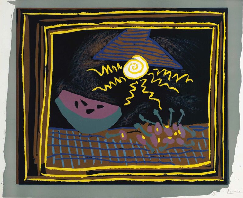 Pablo Picasso, ‘Nature Morte à la Pastèque’, 1962, Print, Linocut in colors, on Arches paper, Christie's