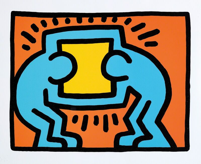 Keith Haring, ‘Pop Shop VI: one plate’, 1989, Print, Screenprint in colours, on wove paper, with full margins., Phillips