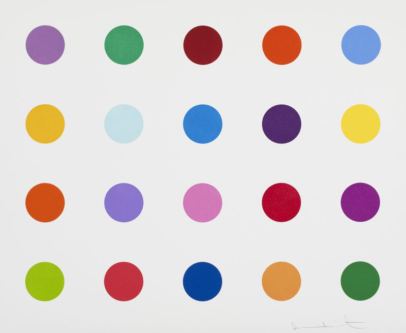 Damien Hirst, ‘Fast Scarlet TR Base’, 2011, Print, Woodcut in colors on wove paper, Artsy x Capsule Auctions