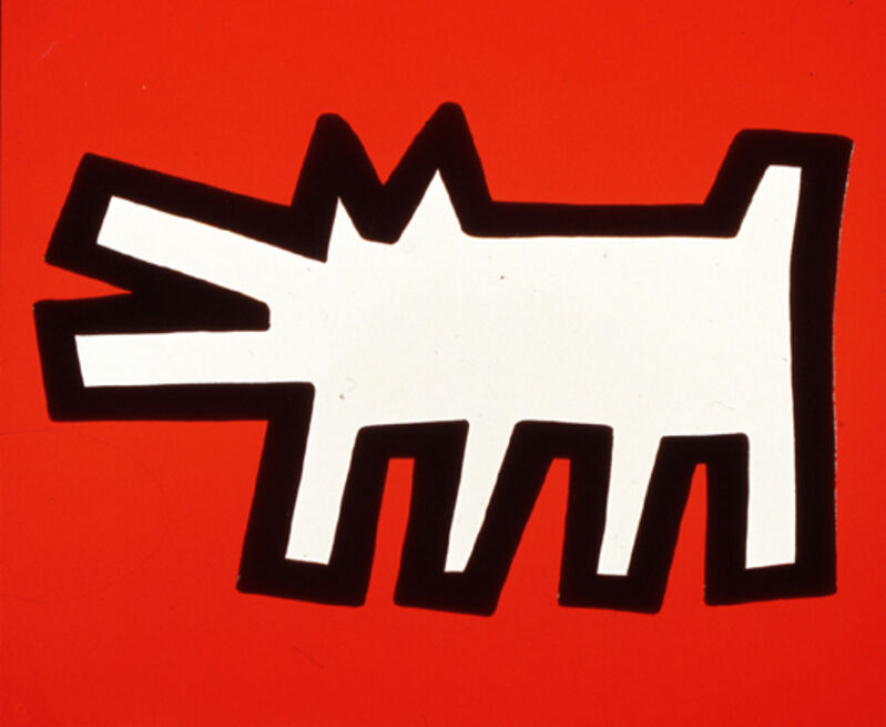 Keith Haring, ‘Icons (Barking Dog), Icons (Angel), Icons (Bat) (three works)’, 1990, Print, Silkscreen ink on embossed arches paper, The Watermill Center Benefit Auction
