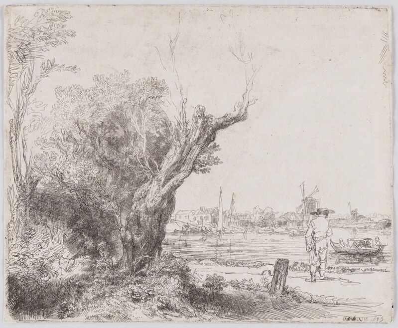 Rembrandt van Rijn, ‘The Omval’, 1645, Print, Etching, Christopher-Clark Fine Art