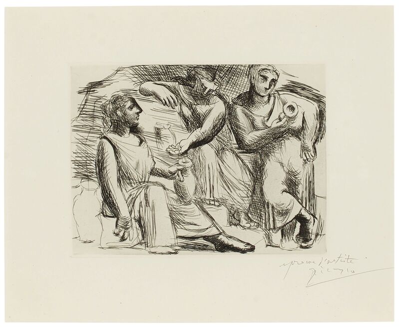 Pablo Picasso, ‘La Source’, 1921, Print, Drypoint, on Montval paper, Christie's