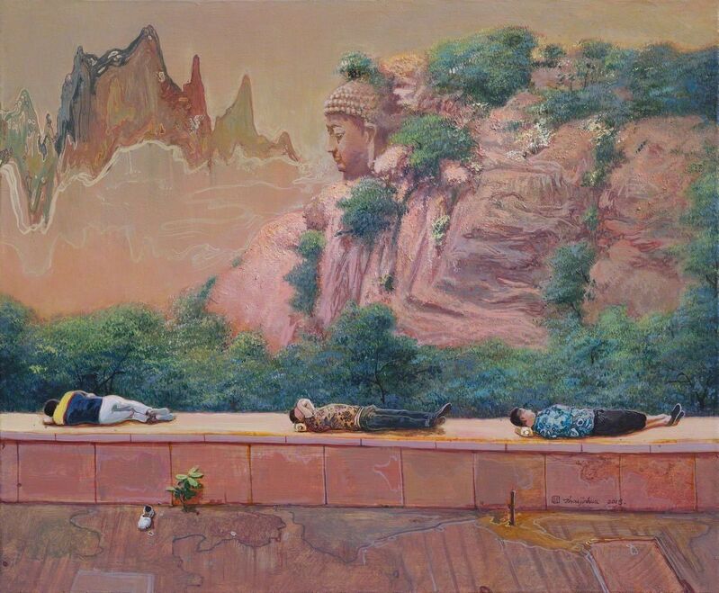Zhou Jinhua 周金华, ‘Dreaming’, 2018, Painting, Oil On Canvas, Soemo Fine Arts