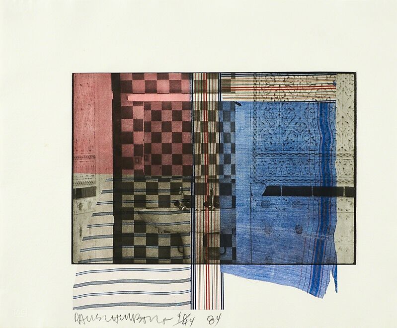 Robert Rauschenberg, ‘Faus’, 1984, Print, Lithograph and intaglio in colors on J. Whatman 1950 paper (framed), Rago/Wright/LAMA