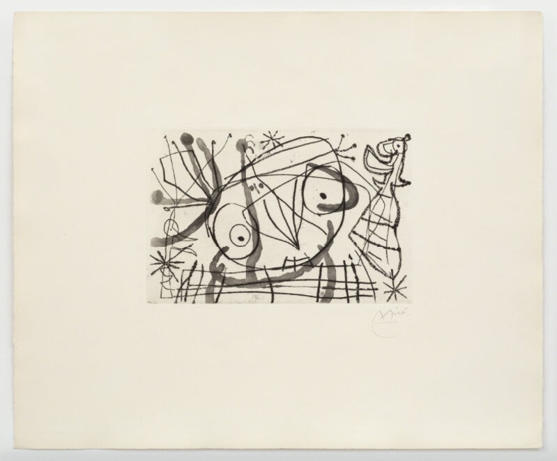 Joan Miró, ‘Fissure 1’, 1969, Print, Etching with aquatint in colors, on BFK Rives wove paper, Upsilon Gallery