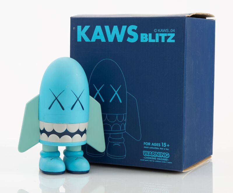KAWS, ‘Blitz (Blue)’, 2004, Sculpture, Painted cast vinyl, Heritage Auctions