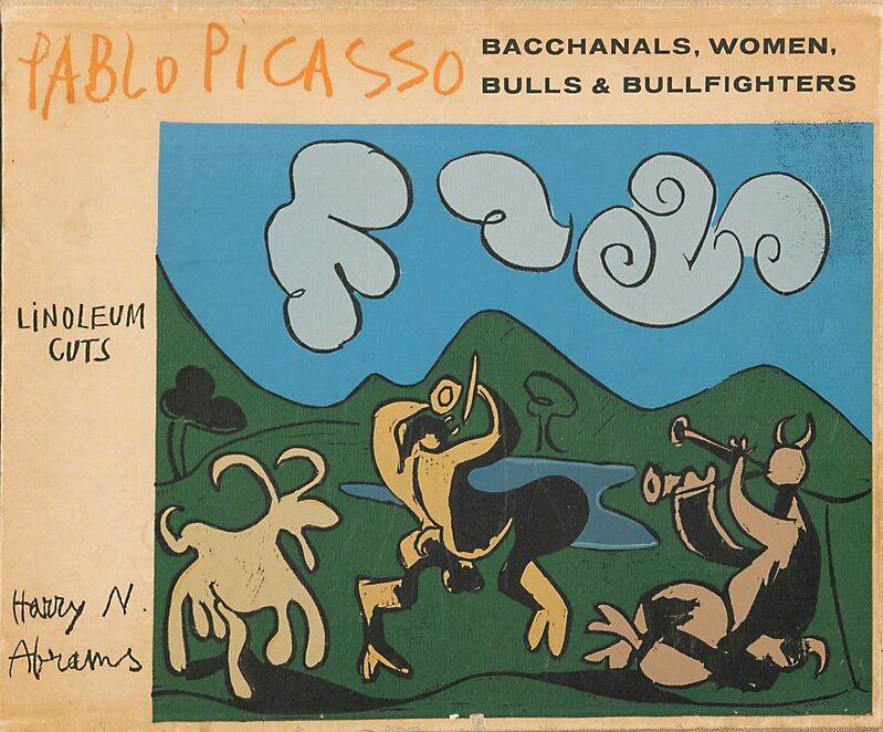 Pablo Picasso, ‘Linoleum Cuts: Bacchanals, Women, Bulls and Bullfighters’, 1962, Print, Linoleum prints in colors bound in cloth covered book with original slipcase with introduction by Wilhelm Boek, Rago/Wright/LAMA