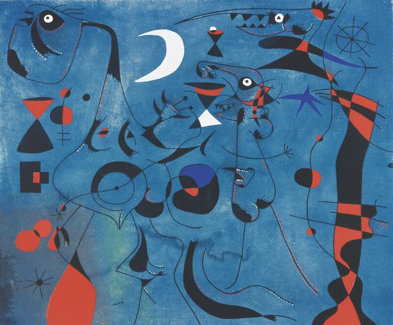Joan Miró, ‘Constellations (Cramer Books 58)’, 1959, Print, The complete portfolio, comprising one lithograph and 22 pochoir reproductions printed in colors of gouaches painted by the artist, with text by André Breton, Sotheby's