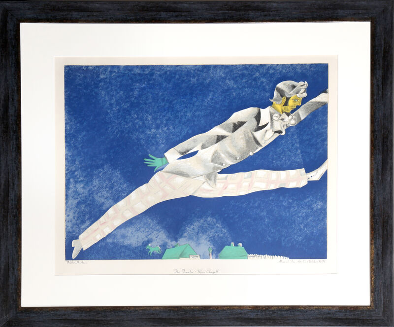 Marc Chagall, ‘The Traveler’, circa 1970, Print, Lithograph Poster, RoGallery