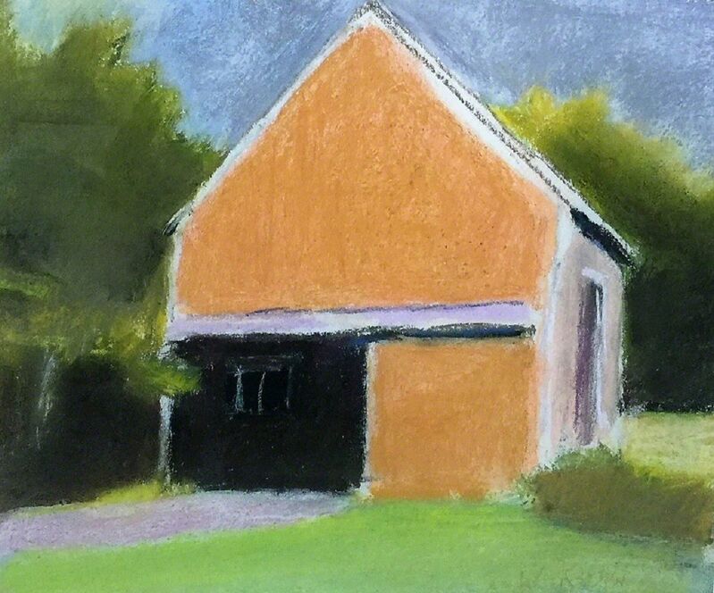 Wolf Kahn, ‘Cape Cod Barn’, 2007, Drawing, Collage or other Work on Paper, Oil pastel on paper, Galerie Sono