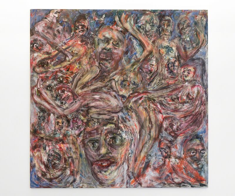 Martin Disler, ‘untitled’, 1989-1991, Painting, Acrylic and spray paint on canvas, Buchmann Galerie