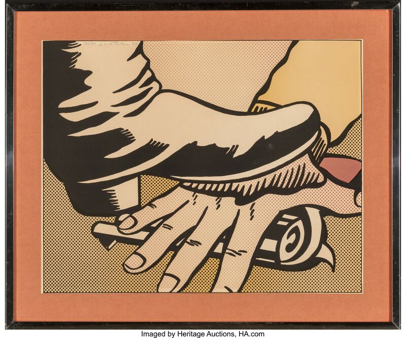 Roy Lichtenstein, ‘Foot and Hand’, 1964, Print, Offset lithograph in colors in colors on wove paper, Heritage Auctions