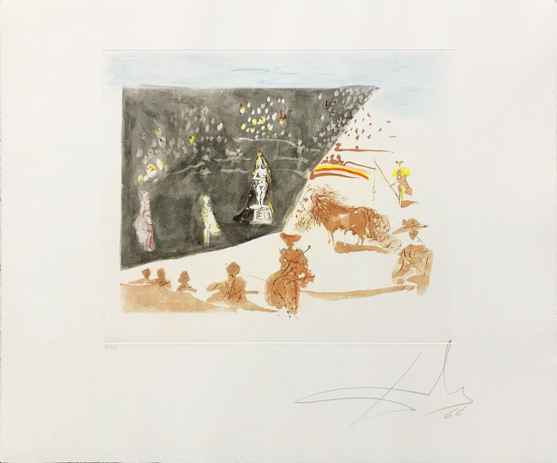 Salvador Dalí, ‘TAURAMACHIE SURREALISTE SUITE’, 1970, Books and Portfolios, ETCHING & AQUATINT WITH HAND PAINTING, Gallery Art