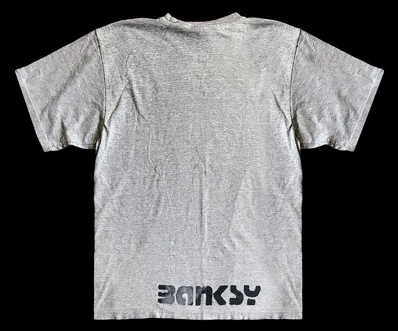 Banksy, ‘City Of Angels’, 2002, Print, Screen print on grey Puma T-Shirt, Tate Ward Auctions