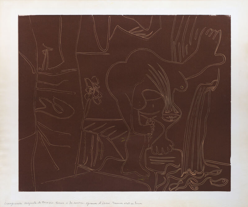 Pablo Picasso, ‘Femme à la Source’, 1962, Print, Linocuts printed in colours, Frederick Mulder