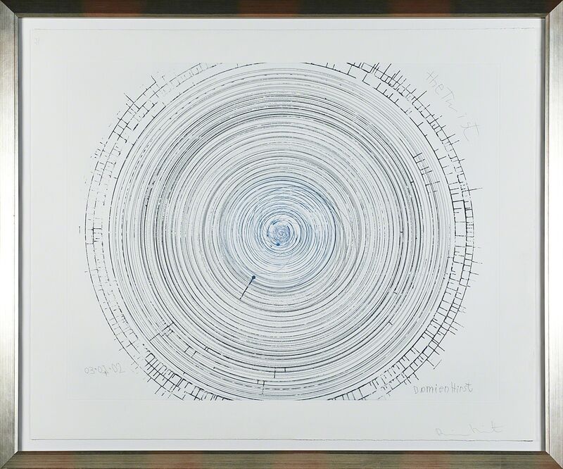 Damien Hirst, ‘The Twist from In a Spin, the Action of the World on Things	Volume II’, 2002, Print, Etching in colors (framed), Rago/Wright/LAMA
